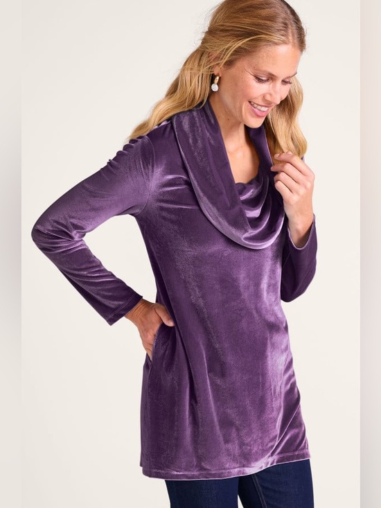 Soft Surroundings Tops - Soft Surroundings Velvet Tunic